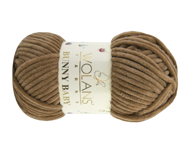 Wolans Yarns Bunny Baby 100g | 120m -10041 Šviesiai ruda