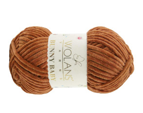 Wolans Yarns Bunny Baby 100g | 120m -10028 Ruda karamėlės