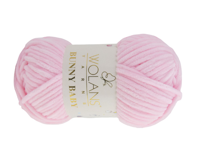 Wolans Yarns Bunny Baby 100g | 120m Rožinė