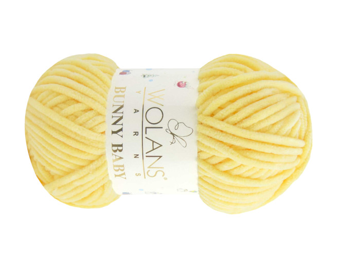 Wolans Yarns Bunny Baby 100g | 120m - yellow