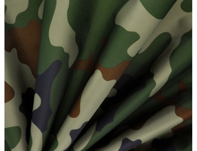 Plonas vandeniui atsparus audinys Oxford Kamufliažinis