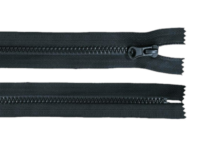 Plastikinis užtrauktukas 16cm Grafitas