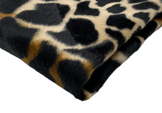 Giraffe faux fur
