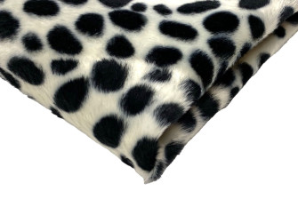 Faux fur Dalmatian