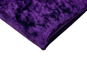 Pleated velvet Purple