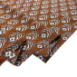Viskozinis audinys Ornamentai copper pigiau