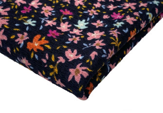 Elastic crepe Floral