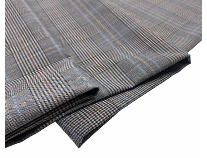 Medvilninis audinys su elastanu Languotas pilkas pigiau