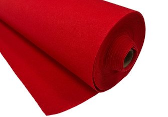Matuojamas filcas (veltinis) 1,5mm Raudonas
