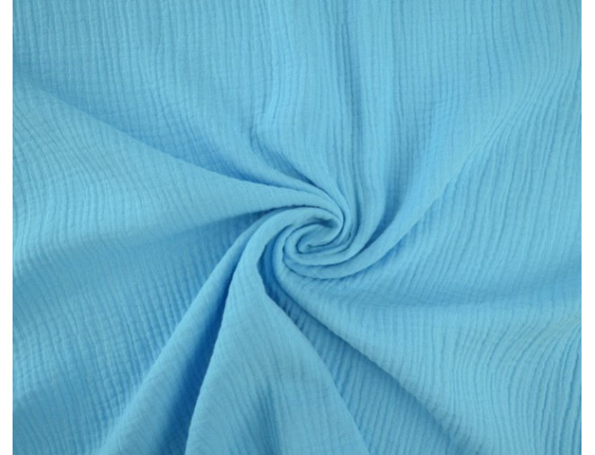 Muslinas Aqua blue