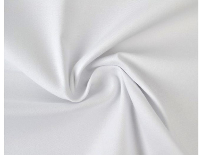 Storesnė medvilnė su elastanu Balta
