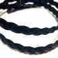Braided leather cord 5mm | 4 colours pigiau