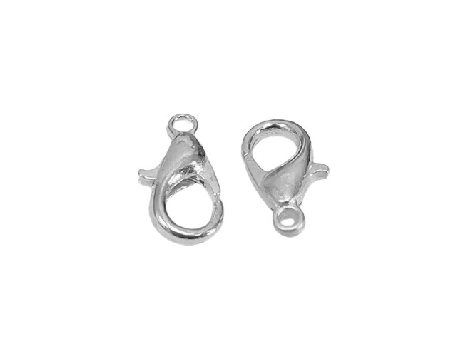 Užsegimas - užbaigimo detalė 10 x 6mm Nikelio | 12vnt