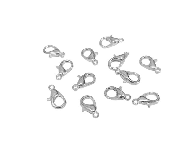 Užsegimas - užbaigimo detalė 10 x 6mm Nikelio | 12vnt pigiau