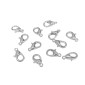 Užsegimas - užbaigimo detalė 10 x 6mm Nikelio | 12vnt pigiau