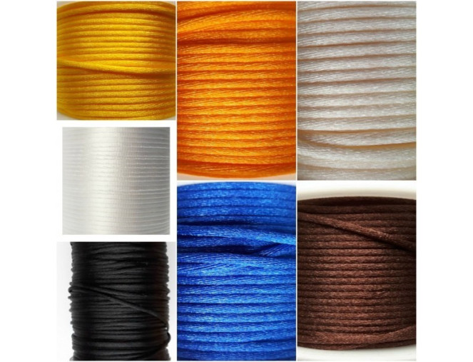 Satin cord 2mm. pristatymas per 1-4 d.d.