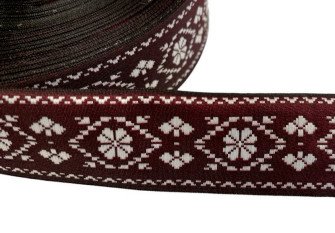 Tautinė juostelė 32mm Tamsi bordo Tautinė juostelė 32mm Tamsi bordo