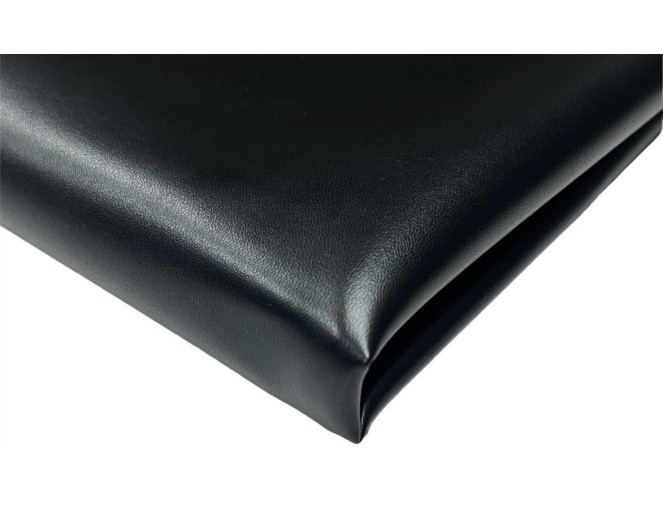Eco leather Black Glossy polished