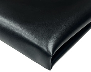 Eco leather Black Glossy polished