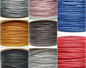 Waxed bobbin 1,2mm. | 13 colours