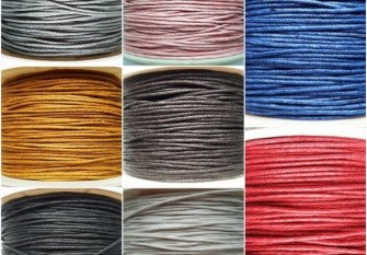 Waxed bobbin 1,2mm. | 13 colours