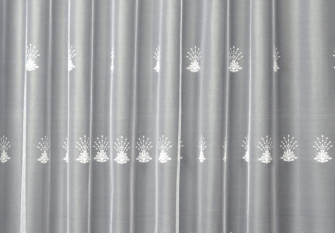 Jacquard curtains measured 145cm