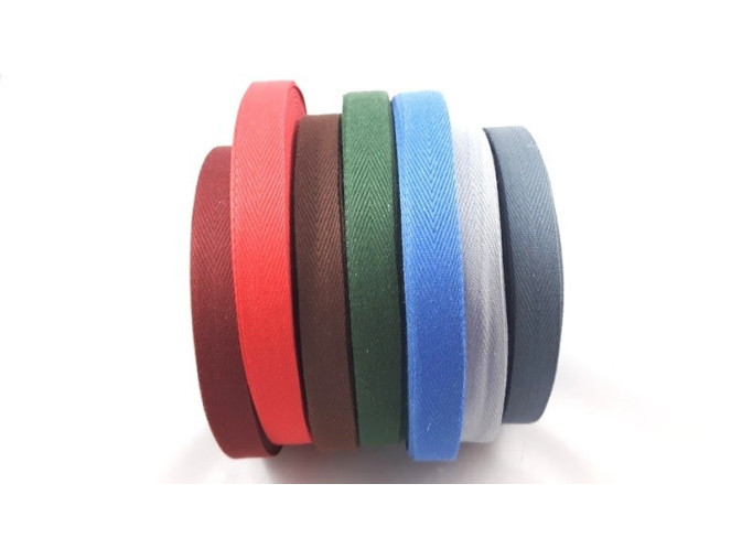 Cotton ribbon 15mm | 12 colours pigiau