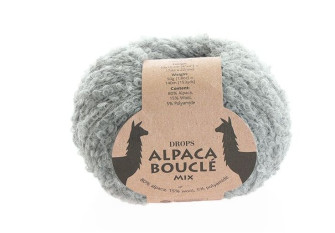 Drops Alpaca boucle 5110-pilka