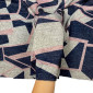 Knitted jersey Shapes in grey internetu