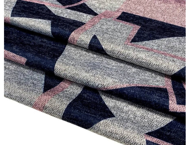 Knitted jersey Shapes in grey pigiau