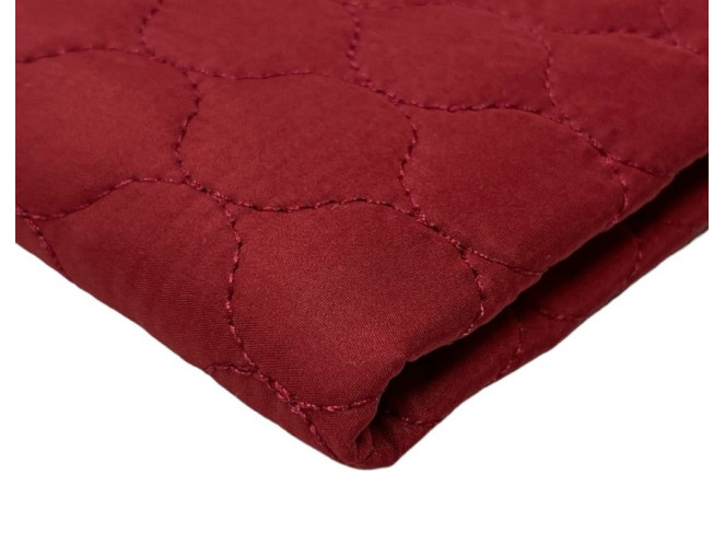 Dygsniuotas, dvipusis striukinis audinys Bordo