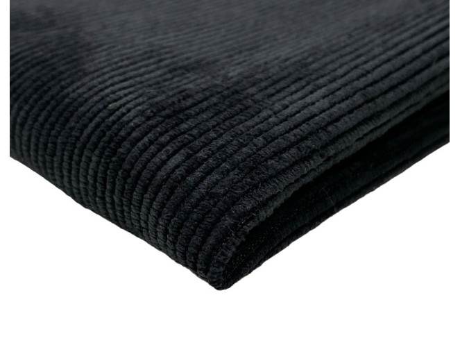 Corduroy with elastane Black