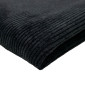 Corduroy with elastane Black