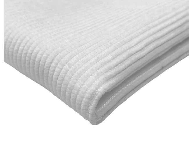 Corduroy with elastane Ekru