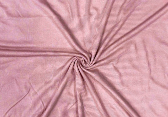 RIB knitted fabric with viscose Ash pink