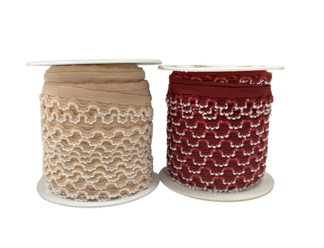 Dekoratyvinė guma su kilpelėmis | 12 spalvų pigiau