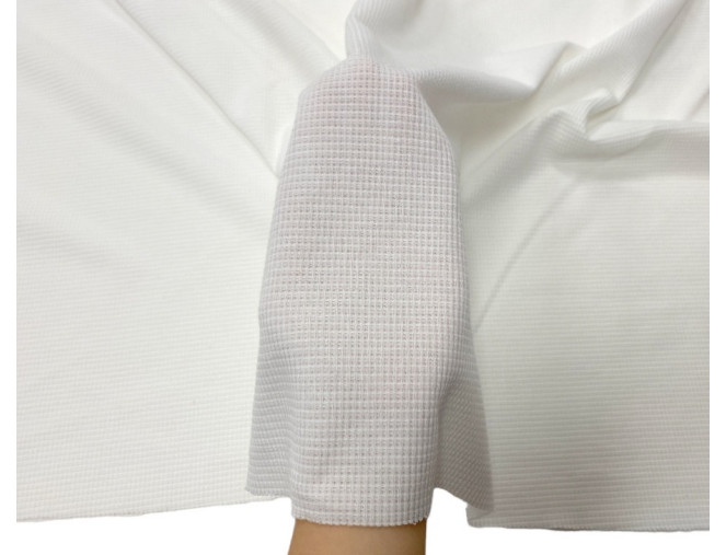 Vaflinis trikotažas Ekru internetu