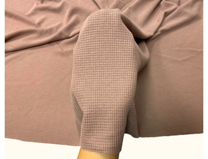 Vaflinis trikotažas Pelenų rožinė internetu