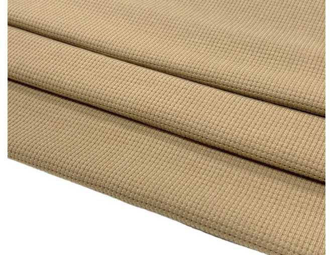 Vaflinis trikotažas Šviesi kakava pigiau