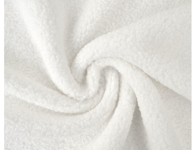 Teddy fabric White 350gr/kv.m.