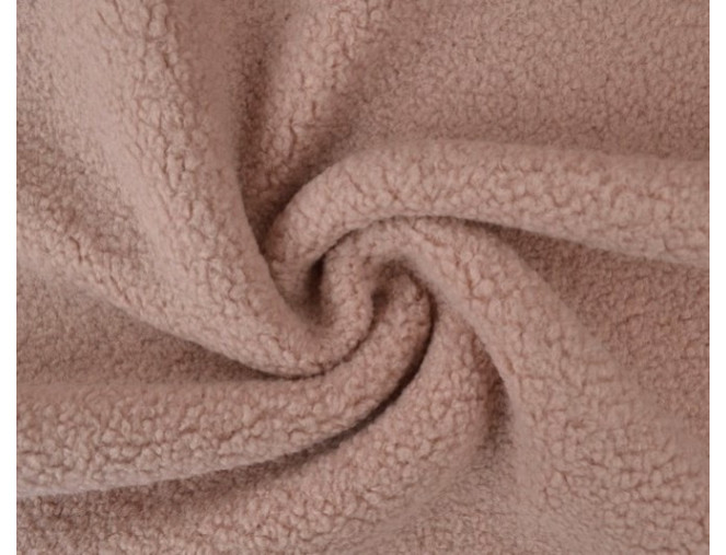 Teddy fabric Ash pink 350gr/kv.m.
