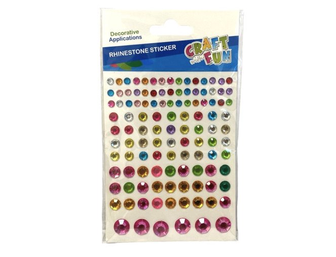 Adhesive crystals Coloured 5 - 14mm