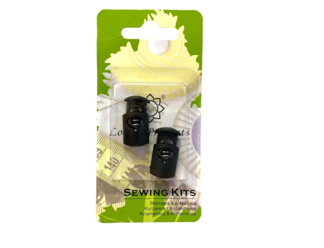 Plastikinis ribotuvas - fiksatorius Lotus | 2vnt | Juodas