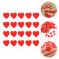 Dekoratyvinės priklijuojamos širdelės