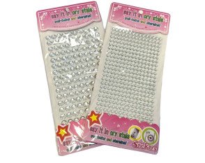 Clear crystals glued on | 2 sizes Clear crystals glued on | 2 sizes