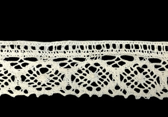 Linen lace 42mm | White