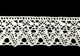Linen lace 45mm | White