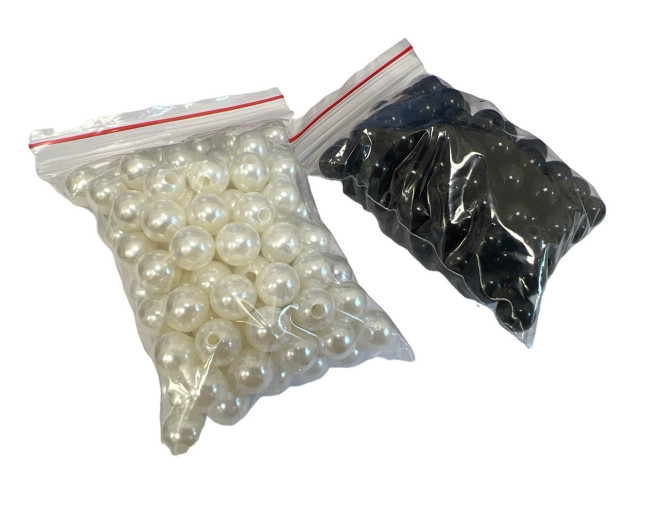 Karoliukai 10mm | 50gr | 2 spalvos