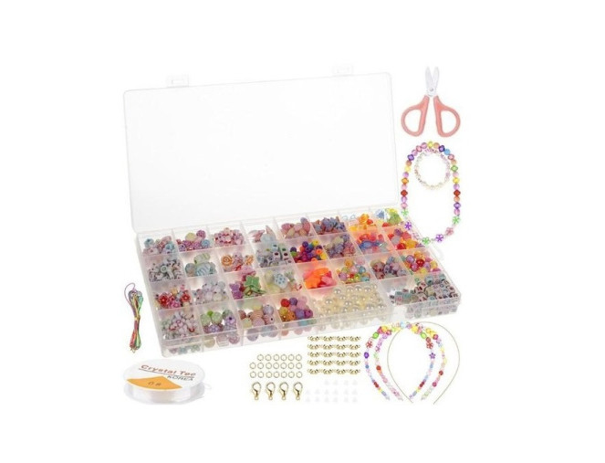 Bead set for jewellery making 900pcs
