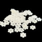 Žvyneliai Baltos gėlytės 9mm | 15g.